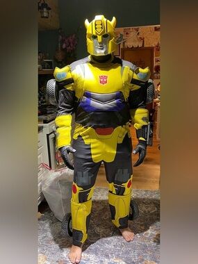 Transformers Bumblebee Adult  Costume with Armor Details